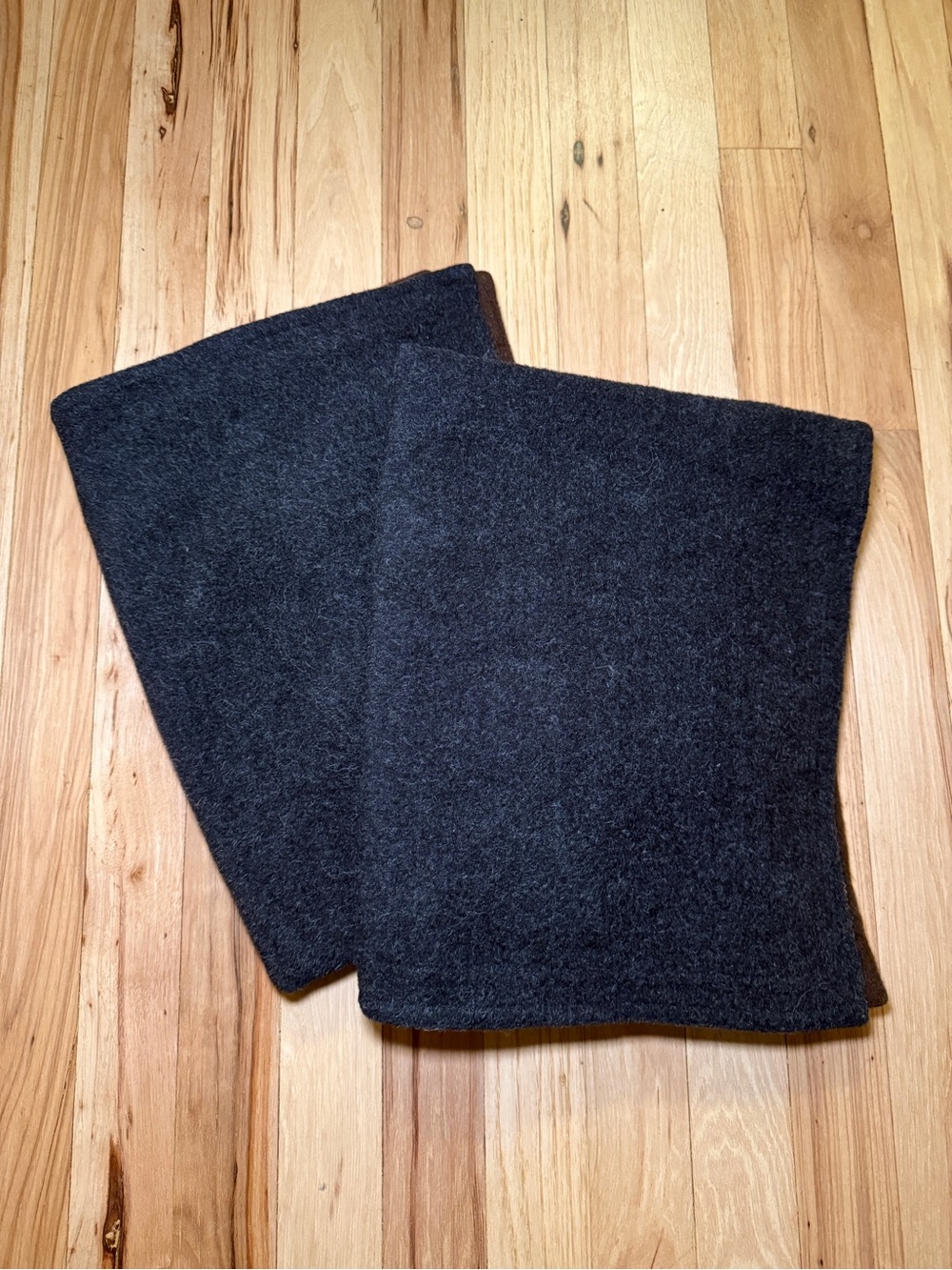 Ralph Lauren Home Wool Alpaca Brown Grey Standard Pillow Shams (Set of 2)
